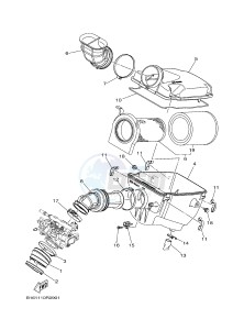 YFM700FWAD YFM70GPHG GRIZZLY 700 EPS (2UD8) drawing INTAKE