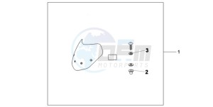 CB600FA9 Spain - (SP / ABS 25K) drawing FLY SCREEN