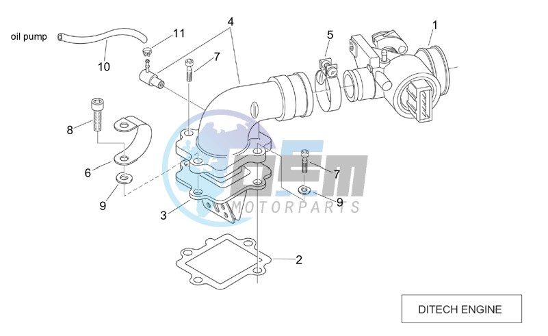 Throttle body (Ditech)