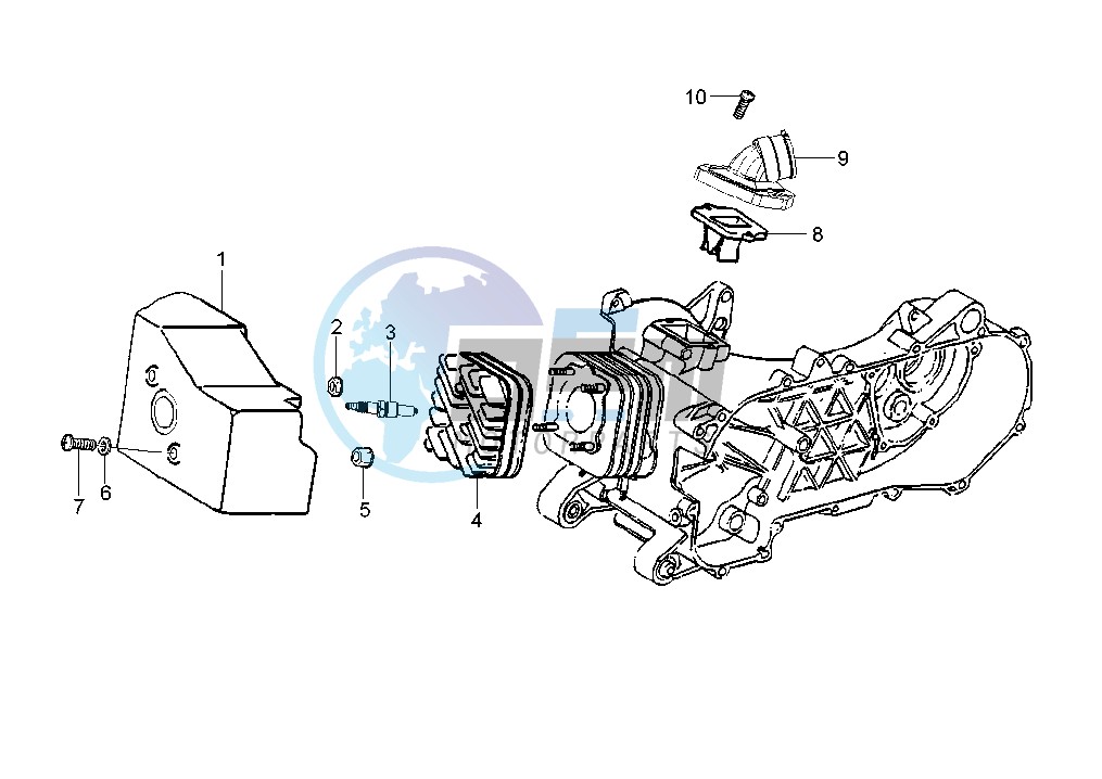 Cylinder head - Induction Pipe