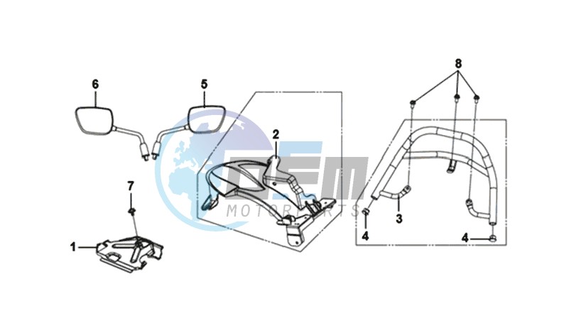 REAR MUDGUARD - REAR CARRIER