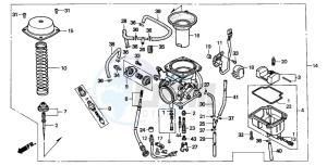 SLR650 drawing CARBURETOR