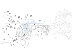 Medley 150 4T ie ABS (EMEA) drawing Head unit - Valve