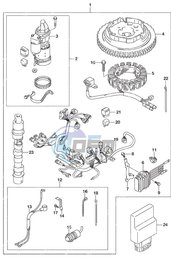 Starting Motor Manual Starter