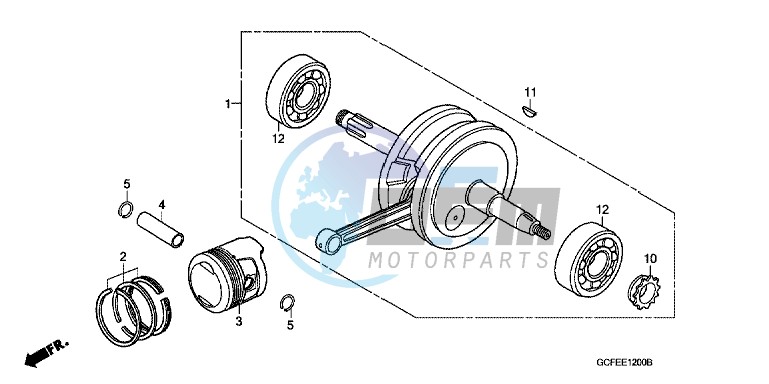 CRANKSHAFT/ PI STON