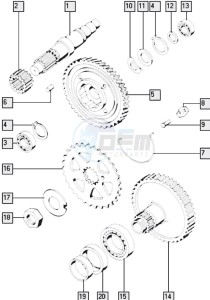 A3_S25 50 drawing Countershaft-mainshaft