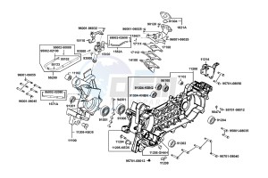 G-DINK 50 Netherlands drawing Crank case - Oil Pump