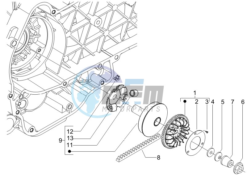 Driving pulley