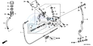 NSC50WHC drawing BRAKE MASTER CYLINDER (CBS)