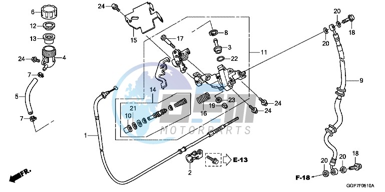 BRAKE MASTER CYLINDER (CBS)