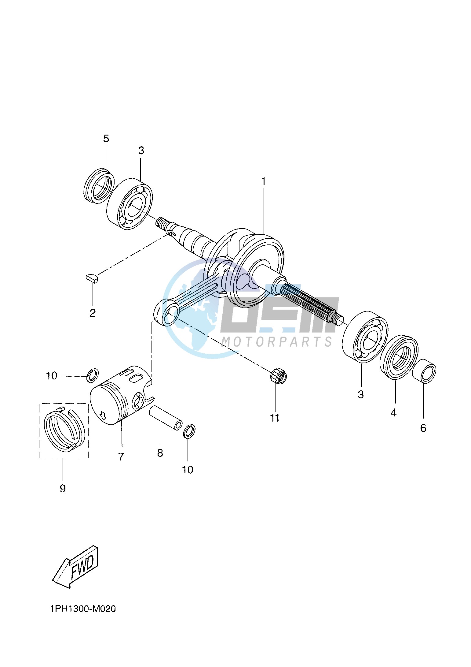 CRANKSHAFT & PISTON