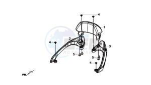 GTS 300i ABS drawing GRIP BAR  L / R