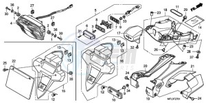 CBR1000RRA Europe Direct - (ED / HRC) drawing TAILLIGHT (CBR1000RRA/RAA )