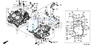 CRF1000AG CRF1000 - Africa Twin - ABS Europe Direct - (ED) drawing CRANKCASE