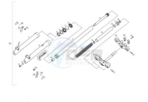 Off Road SX_50 (CH, EU, UK) drawing Front fork