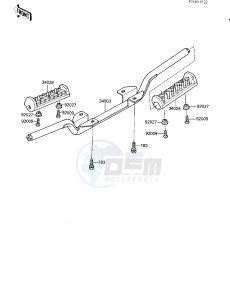 KLT 160 A [KLT160] (A1) [KLT160] drawing FOOTRESTS