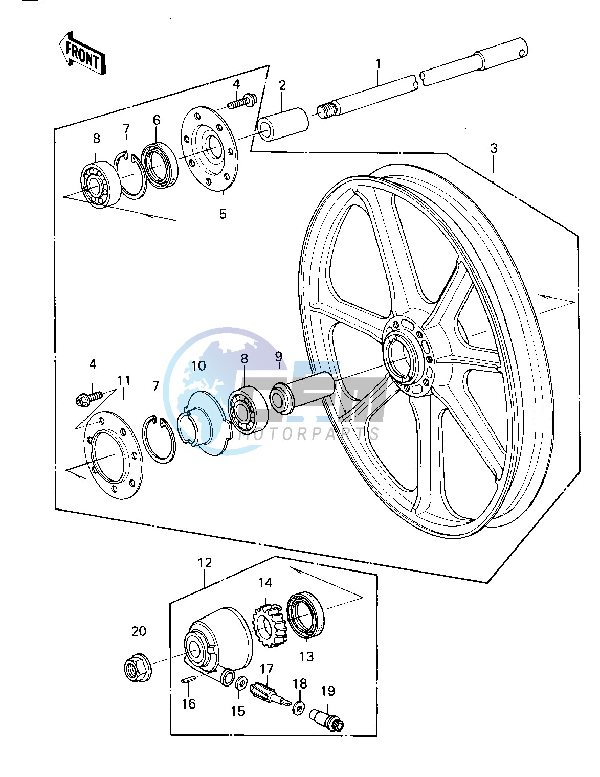 FRONT WHEEL_HUB