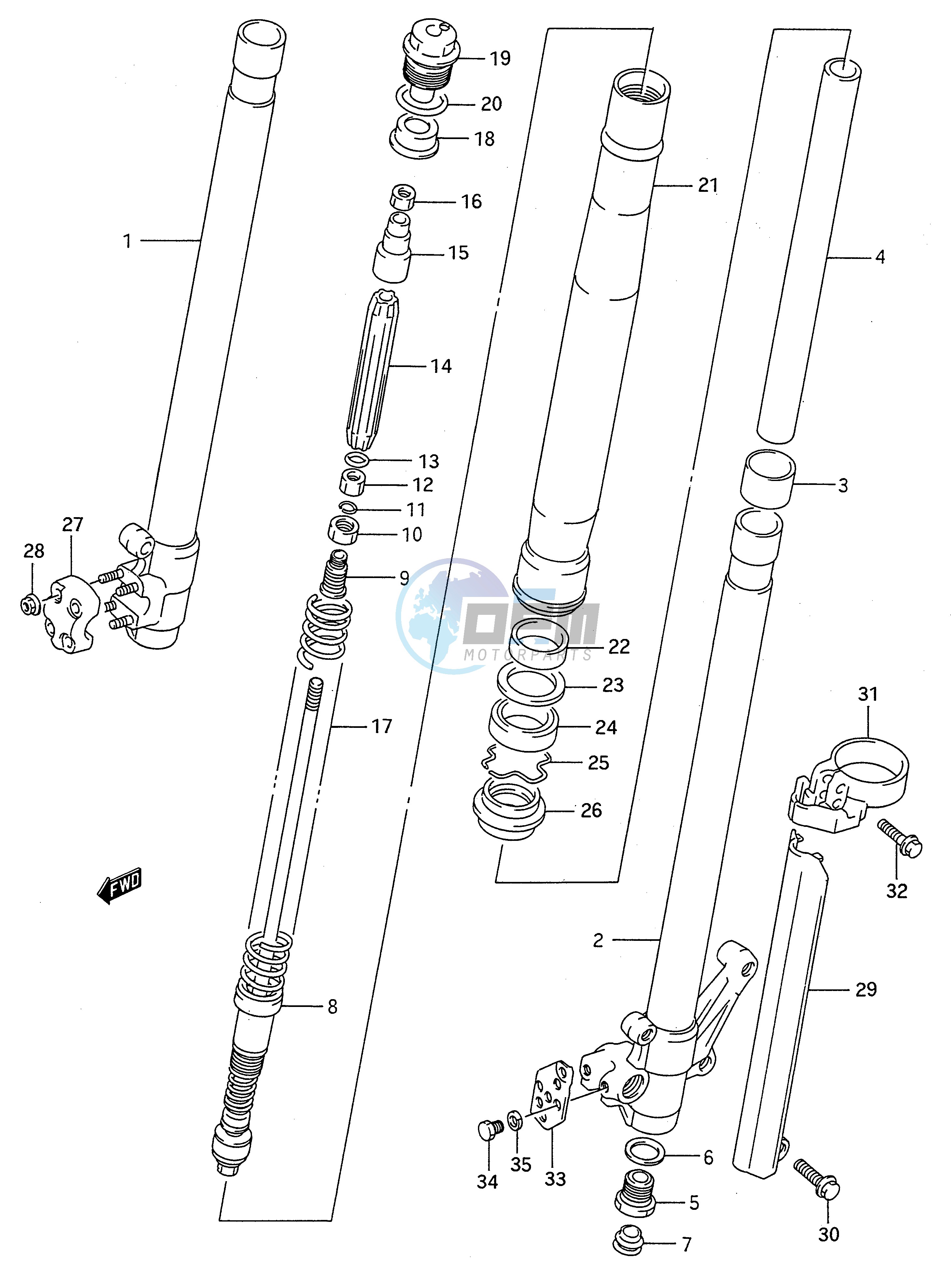 FRONT DAMPER (MODEL L)