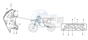 CR500R drawing MARK (CR500RR)