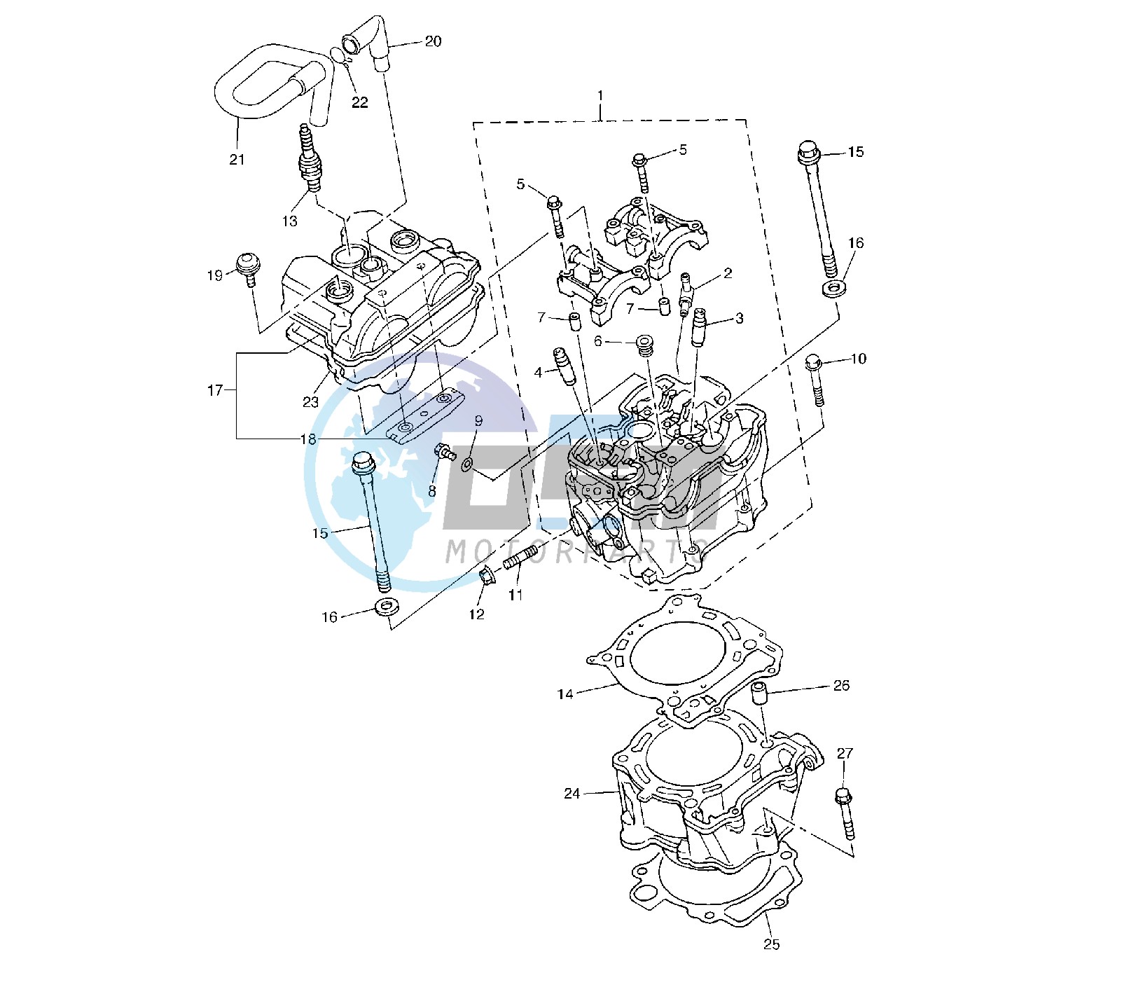 CYLINDER AND HEAD