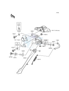 NINJA H2 ZX1000NFF XX (EU ME A(FRICA) drawing Stand(s)