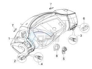 Runner 200 ST 4t e3 drawing Selectors - Switches - Buttons