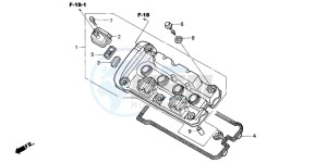 CBF600NA drawing CYLINDER HEAD COVER