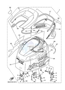 Z150Q drawing TOP-COWLING