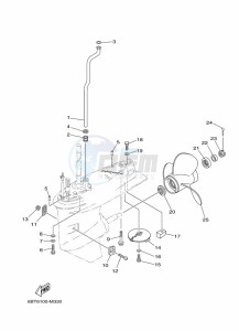 F40FEHDS drawing LOWER-CASING-x-DRIVE-2