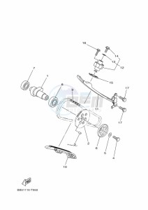 YFM450FWBD KODIAK 450 (B5R2) drawing CAMSHAFT & CHAIN