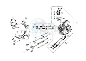 JOYRIDE - 200 cc drawing CYLINDER HEAD