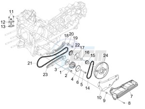 MP3 125 ie drawing Oil pump