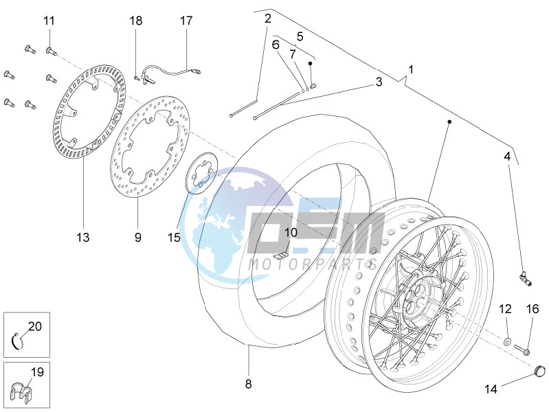 Rear wheel