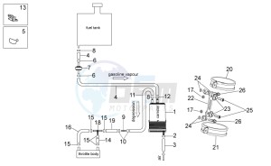 Tuono V4 1100 Factory (USA-CND) USA-CND drawing Fuel vapour recover system