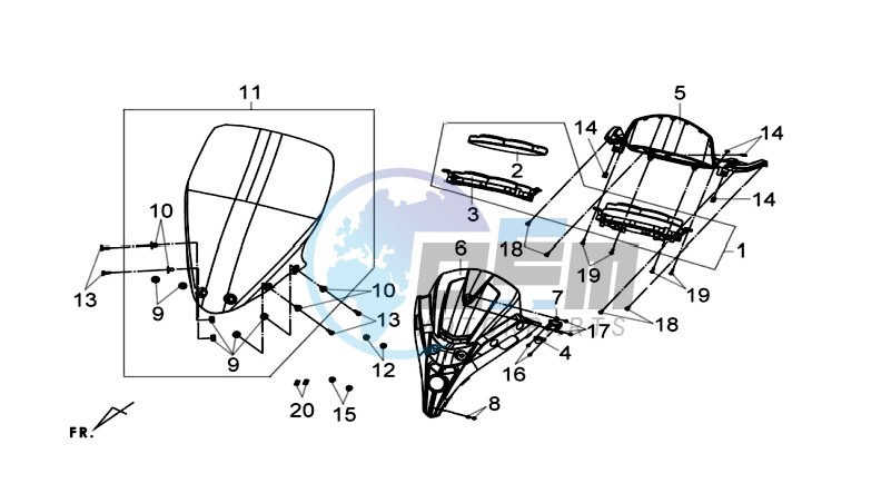 DASHBOARD - WINDSCREEN