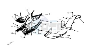 SYMPHONY ST 125 drawing FOOTREST