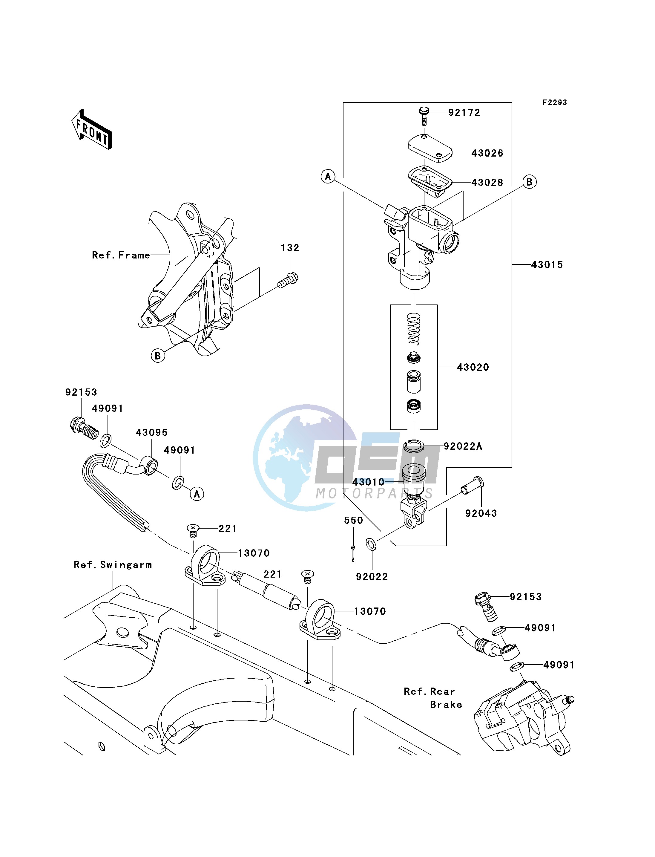 REAR MASTER CYLINDER