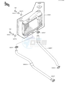 KXT 250 A [TECATE] (A1) [TECATE] drawing RADIATOR -- 84 A1- -