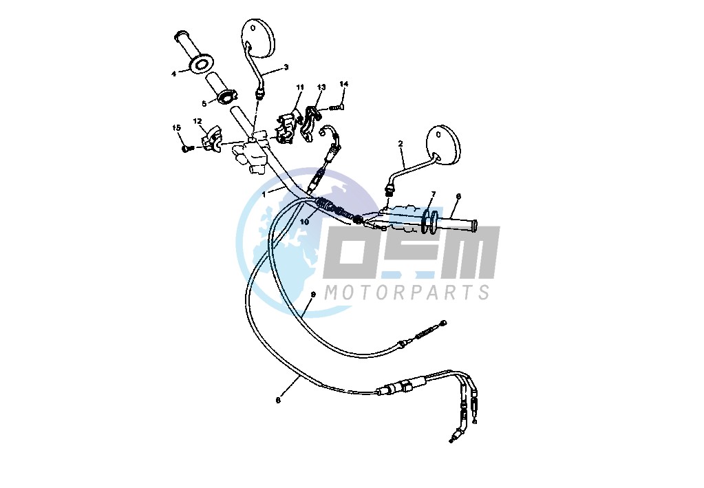 STEERING HANDLE - CABLE