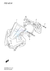 GSX-250 RA drawing HEADLAMP HOUSING