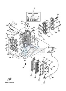 E60H drawing CYLINDER--CRANKCASE