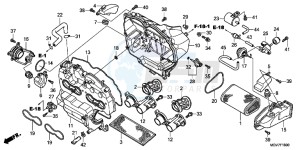 CBR600FB drawing AIR CLEANER