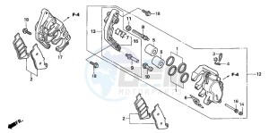 CBF1000T drawing FRONT BRAKE CALIPER (CBF1000)