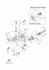 F300CETX drawing PROPELLER-HOUSING-AND-TRANSMISSION-2