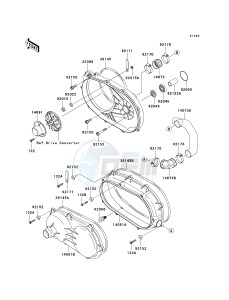 KAF 950 F [MULE 4010 DIESEL 4X4] (F9F-FAF) F9F drawing CONVERTER COVER