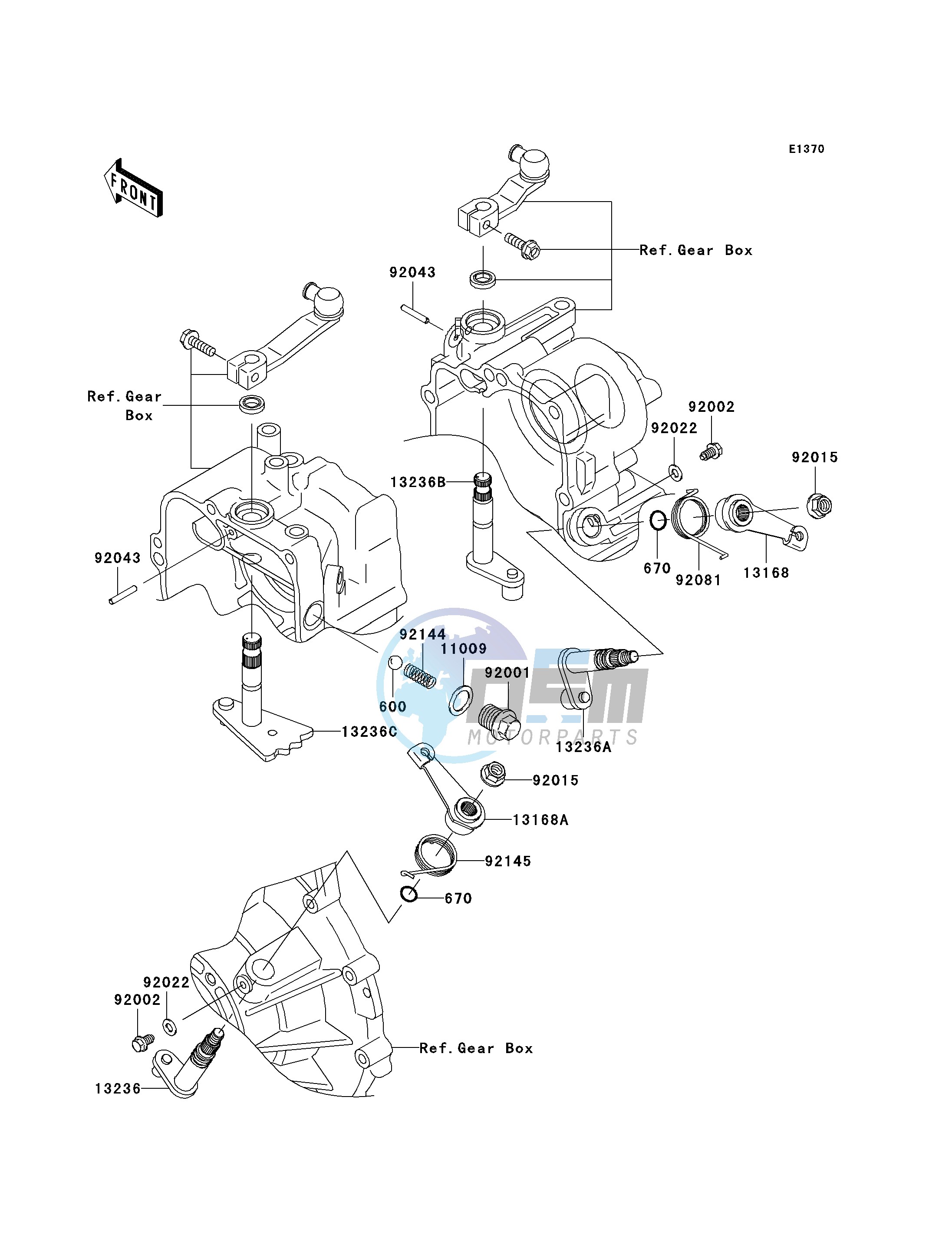 GEAR CHANGE MECHANISM