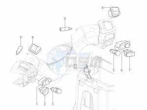 MP3 300 YOUrban ERL drawing Selectors - Switches - Buttons