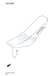 DR-Z125L EU drawing SEAT