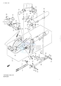 VZR 1800 Z drawing MUFFLER