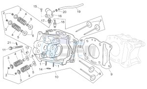 Atlantic 125-200-250 drawing Cilinder head